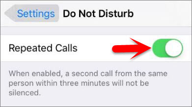 Setup Do not Disturb and Configure on iOS Devices - 86