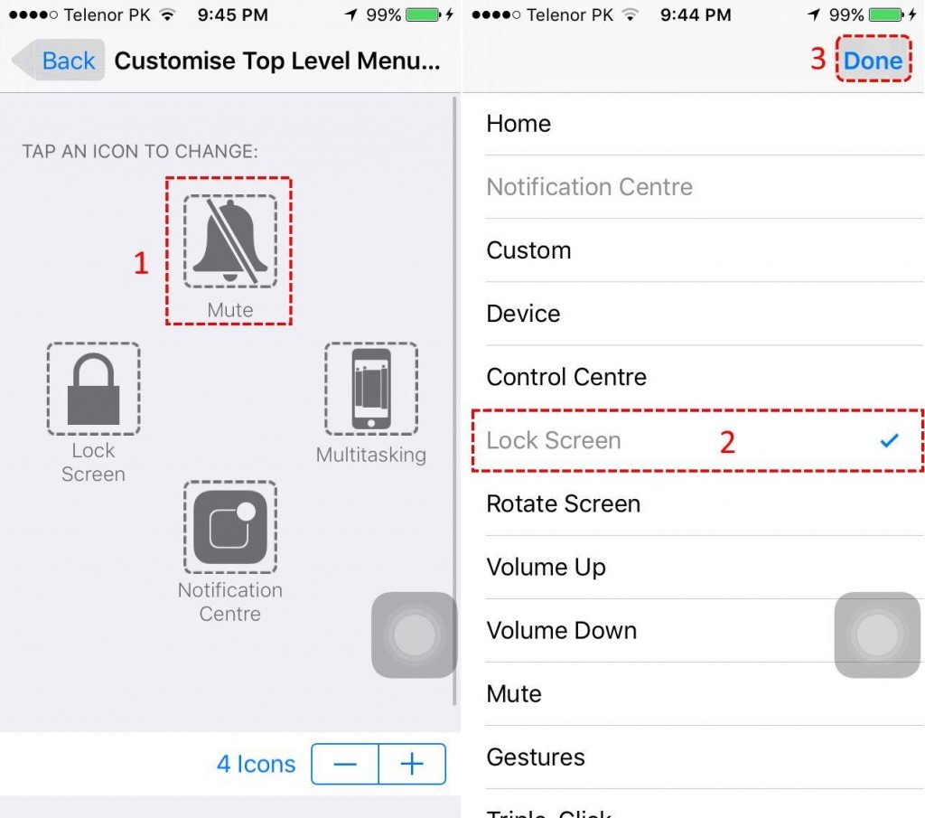 How to enable and Customise AssistiveTouch on iOS Devices  - 44