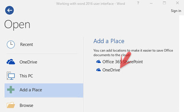 Working with File Tab in Word 2016 Part 2 - 4