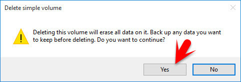 Create New Local Drive in Windows 10 and Delete it Back - 5