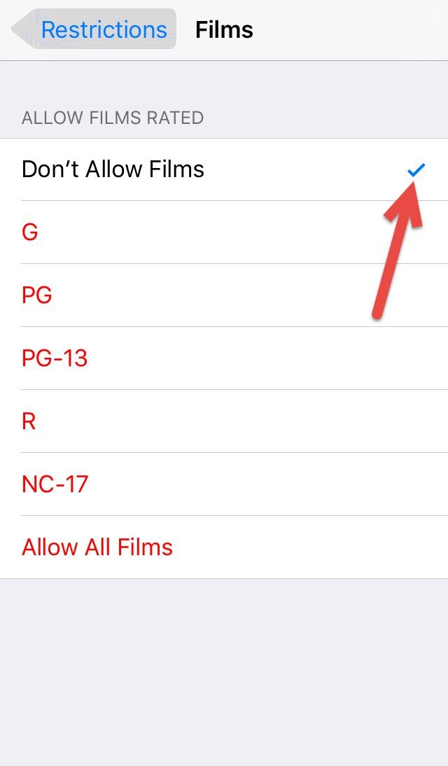 How to Enable Restrictions on iOS 9  - 7