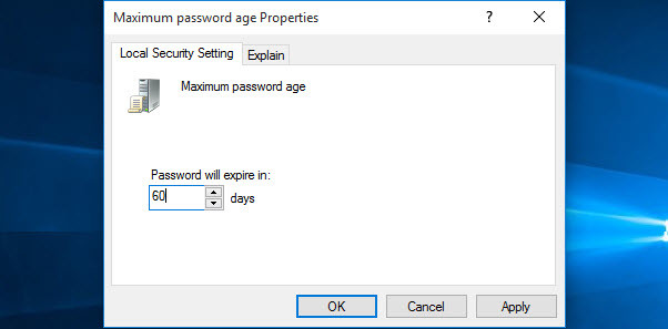 Configuring Password Policies with Windows Server 2016 - 99