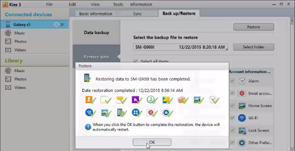 How to Backup and Restore Samsung Phone Data  - 63