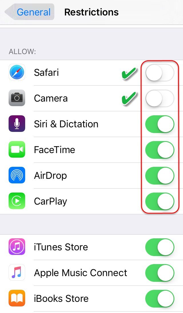 How to Enable Restrictions on iOS 9  - 37