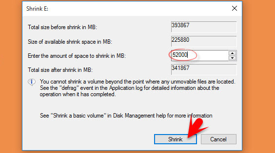 Create New Local Drive in Windows 10 and Delete it Back - 61