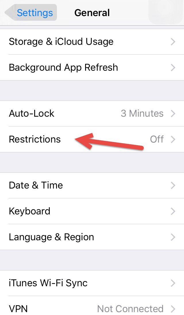 How to Enable Restrictions on iOS 9  - 55