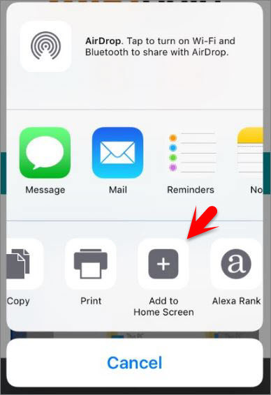 How to Add a Website Icon to Home Screen on iOS devices  - 90