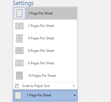 How to Print Document in Word 2016  - 51