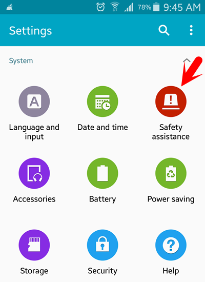 How to Customize Safety Assistance on Android  - 85