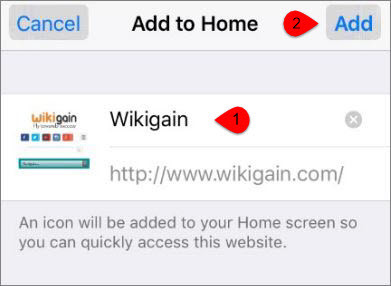 How to Add a Website Icon to Home Screen on iOS devices  - 66