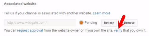 How to Associate YouTube Account with Website  - 62