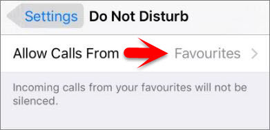 Setup Do not Disturb and Configure on iOS Devices - 6