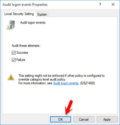 Configuring Audit Policy in Windows Server 2016 - 54