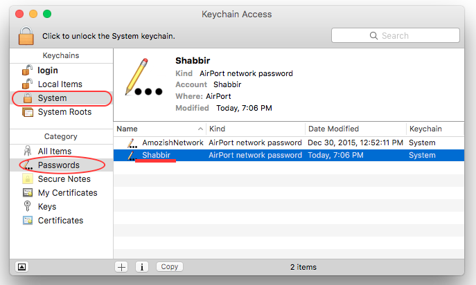 How to Find Saved WiFi Password on Mac  - 9