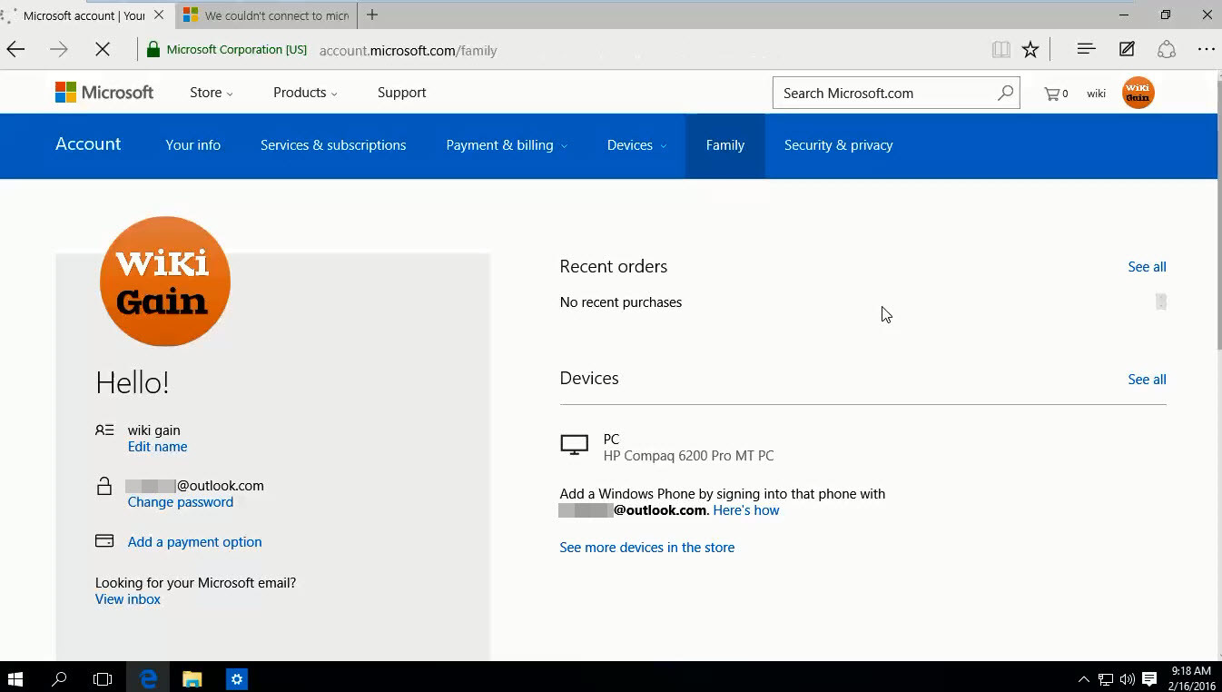 How to Solve We Couldn t Connect to Microsoft Family Error  - 75