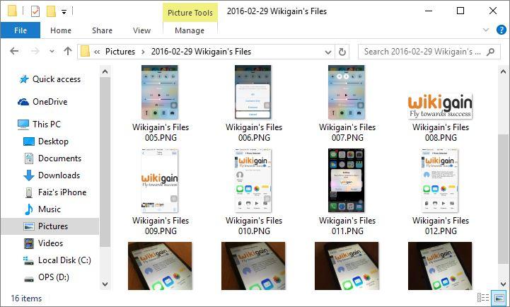 Transfer Photos and Videos from iOS Devices to PC   Wikigain - 49