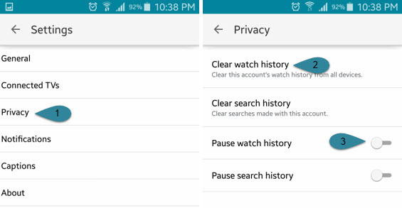 How to Clear YouTube Watch History  - 64