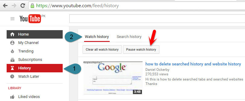 How to Clear YouTube Watch History  - 35