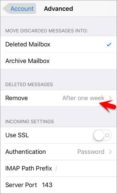 How to Add Self Hosted Email Account on iOS Devices  - 27