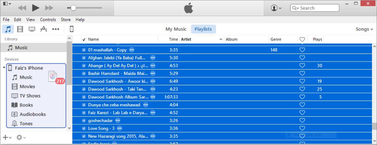 How to Transfer Music from iTunes to iOS Devices  - 79