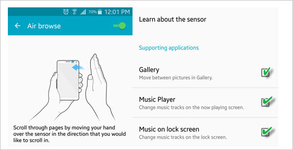 use motions and gestures on Android Device  wikigain - 65