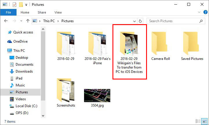 How to Transfer photos from PC to iOS Devices  - 66