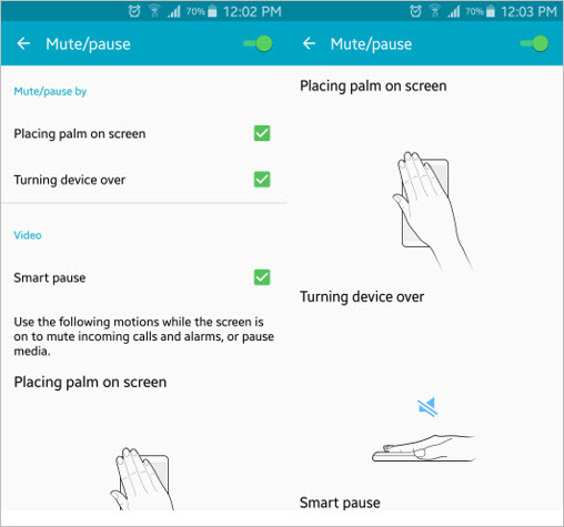 use motions and gestures on Android Device  wikigain - 17