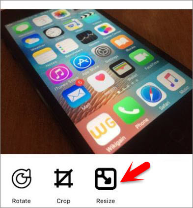 How to Resize Pictures on iOS Devices  - 85