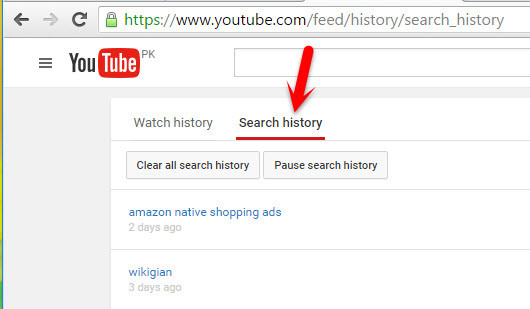 How to Clear YouTube Search History  - 9