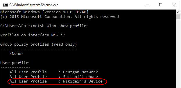 How to Find Saved WiFi Passwords in Windows 10?