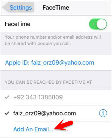 How to Enable Facetime on iOS Devices  - 41