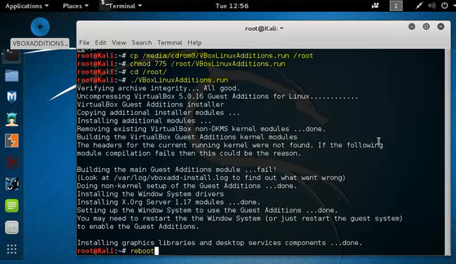 How To Install VirtualBox Guest Additions On Kali Linux 