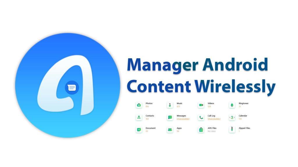 Wirelessly Manage Android Content Across Desktop Web And App