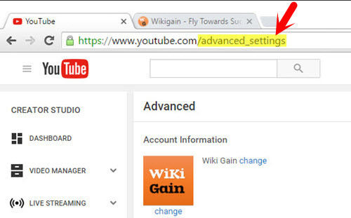 Advanced Youtube Settings