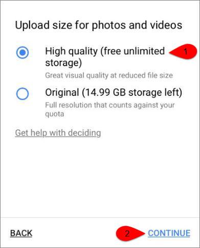 Upload Size For Photos And Videos