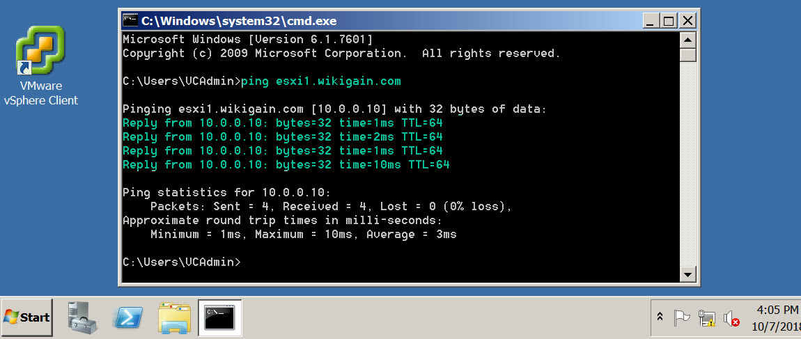 Comment Créer Une Infrastructure Vsphere Sur Des Hôtes Esxi Windows Server 2008 R2