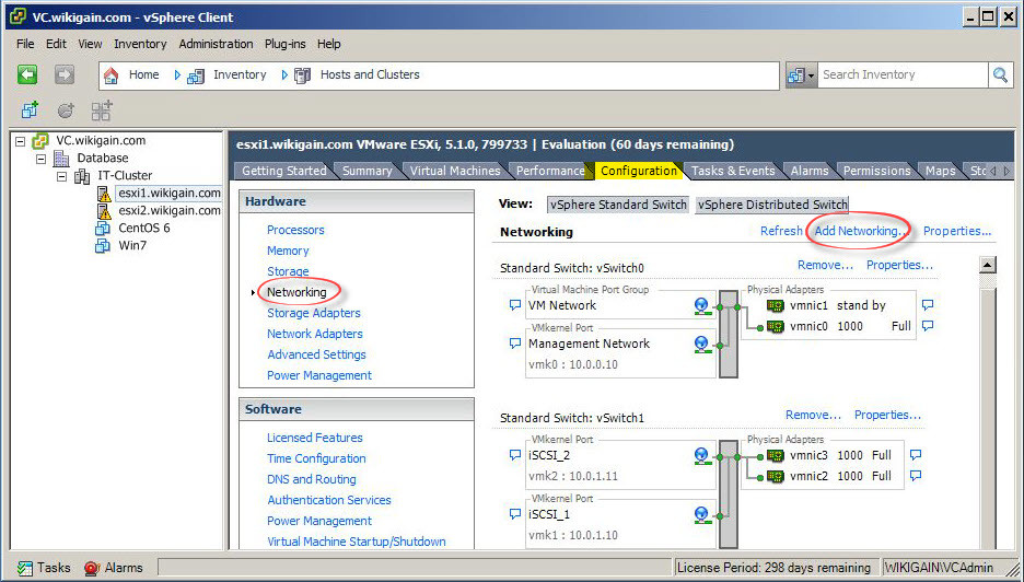 Comment Créer Une Infrastructure Vsphere Sur Windows Server 2008 R2 Vmotion