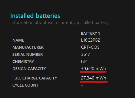 Find Battery Health