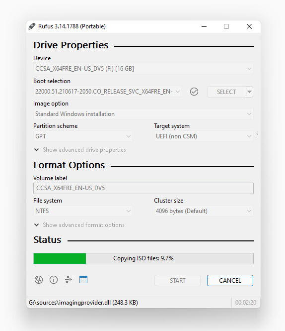 Copying Iso Files To Usb