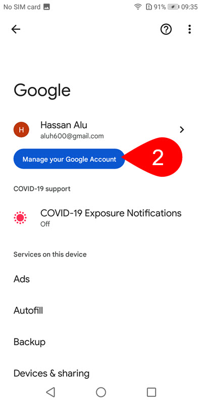 4 Manage Your Google Account