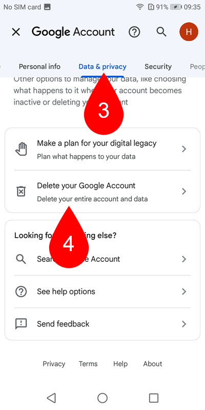 5 Delete Your Gmail Account