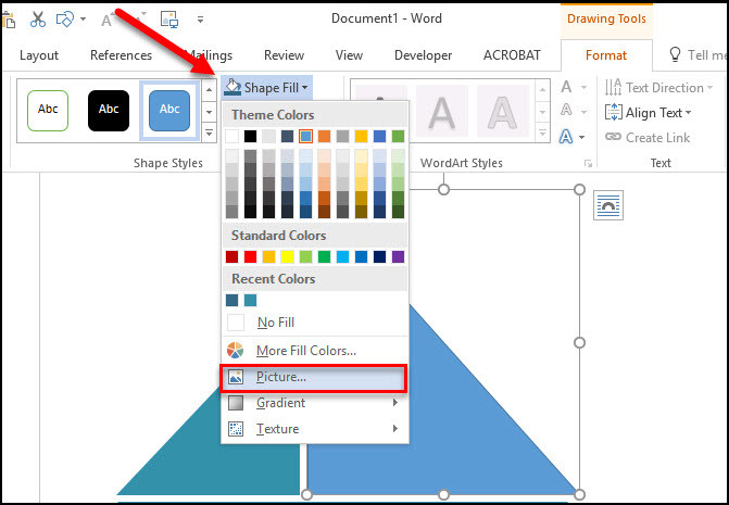 Conception D'une Brochure Avec Des Formes Dans Word 2016