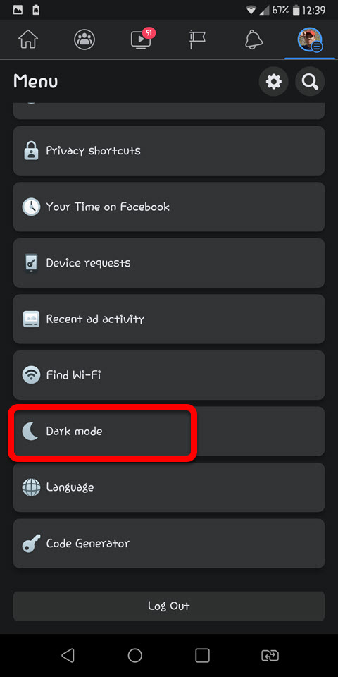 Dark Mode