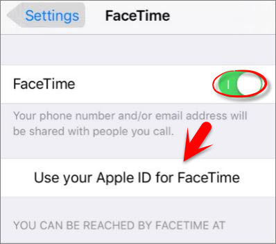Use Your Apple Id For Facetime 2