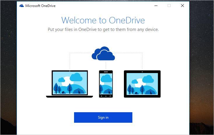 Configuration Onedrive