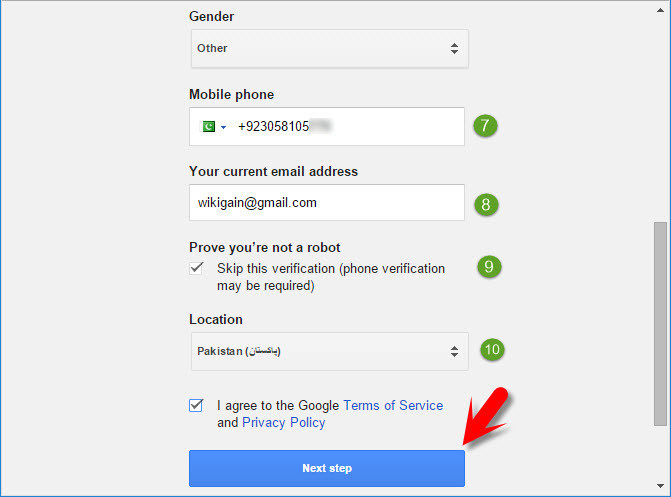 Google Terms Conditions 2