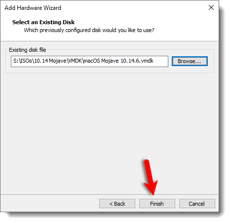 Sélectionnez Macos Mojave 10.14.6 Vmdk