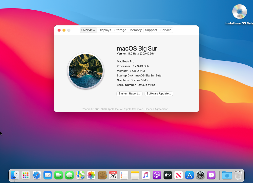 Macos Big Sur Installled