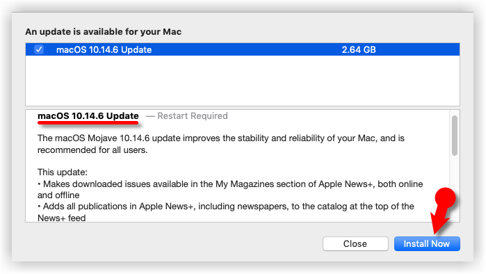 Update Macos Mojave To 10 14 6 Latest