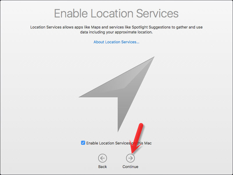 Enable Location Services 4
